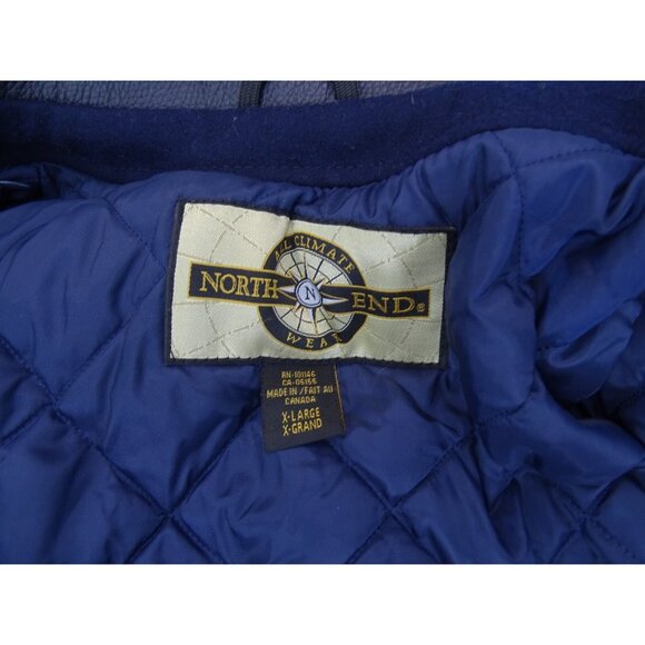 Vintage Columbus Destroyers Bomber XL AFL Arena Football Wool Leather Coat RARE - Picture 5 of 9